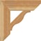 Ekena Millwork Funston Slat Rough Sawn Bracket, Western Red Cedar, 6"W x 24"D x 24"H BKT06X24X24FST06RWR - alternate 2